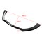Spec-D Tuning Ford Mustang Poly Front Bumper Lip - Glossy Black 15-20 LPF-MST15GB-AK - alternate 4